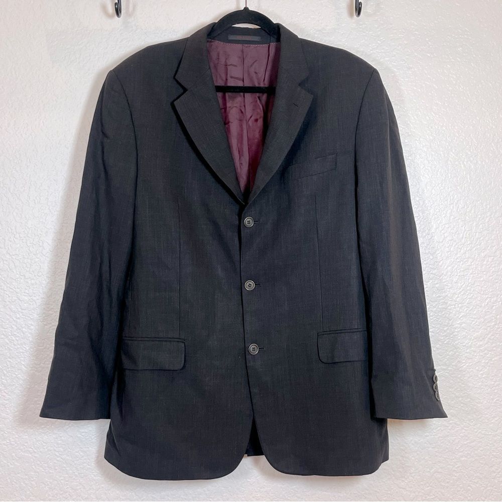Ted Baker Endurance 100% Wool Suit Jacket Blazer in Charcoal size 42R